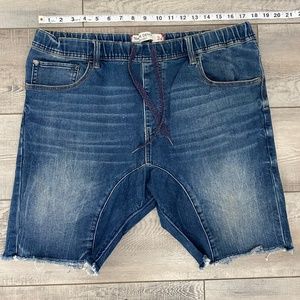 Cotton On Men’s Track Denim Stretch Shorts 34
